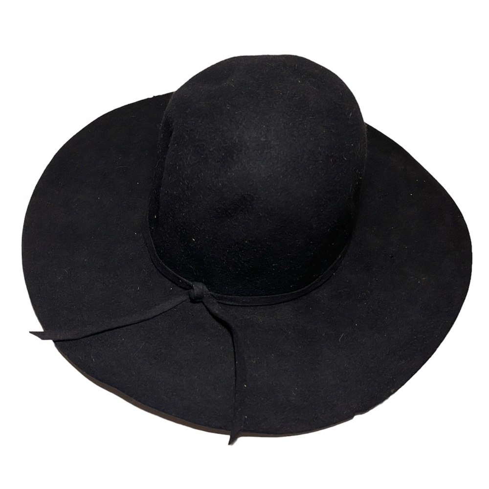 vintage saks fifth avenue felt wide brim hat